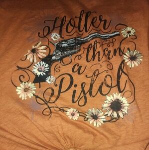 Boot Barn- White Crow- Women's XL- orange hotter than a pistol